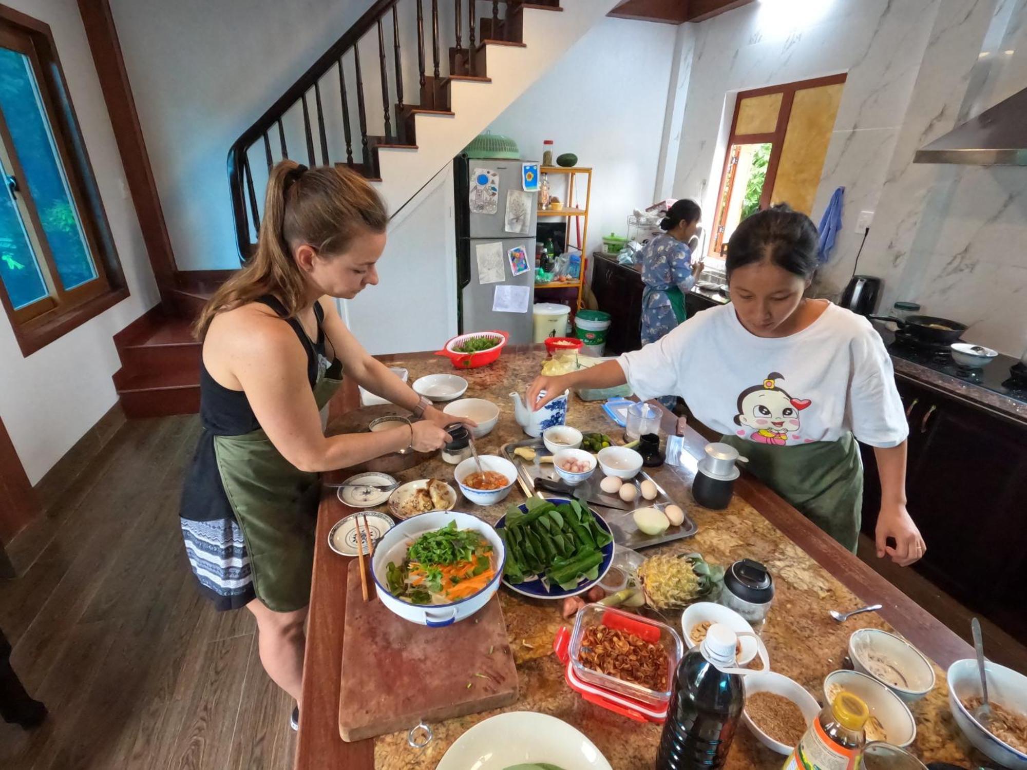 An Homestay-Vietnamese Vegetarian Breakfast Dong Khe Sau Exterior foto